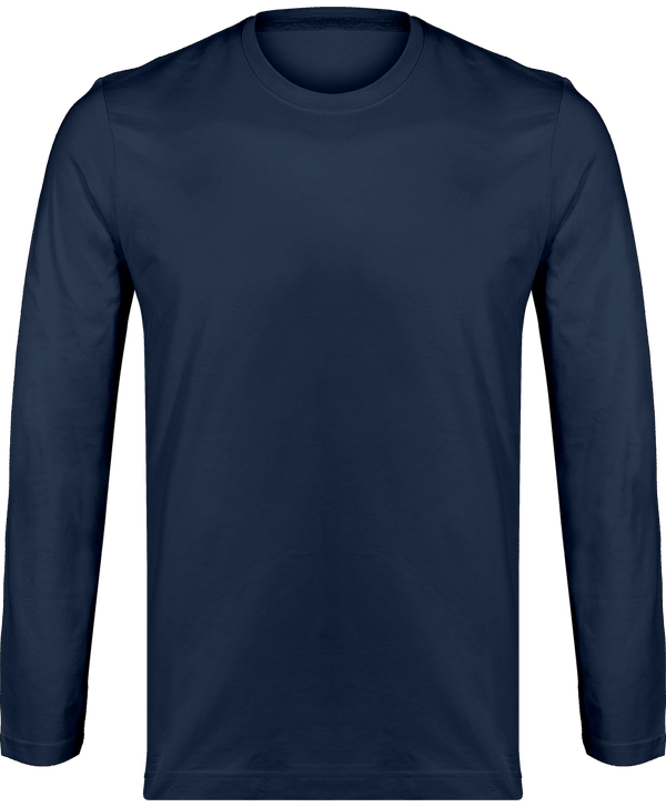 T-Shirt Manches Longues Col Rond Homme 180Gr Navy