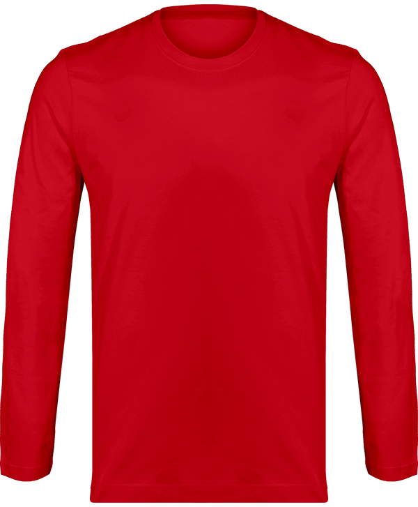 T-Shirt Manches Longues Col Rond Homme 180Gr Red