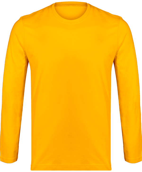 T-Shirt Manches Longues Col Rond Homme 180Gr Yellow