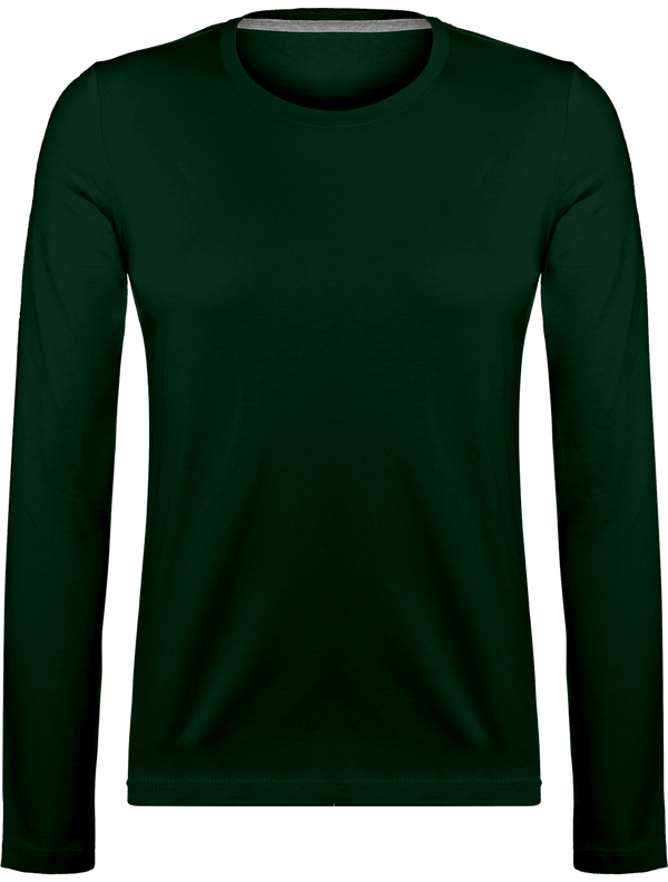 Tee-Shirt Manches Longues Femme 180Gr Forest Green