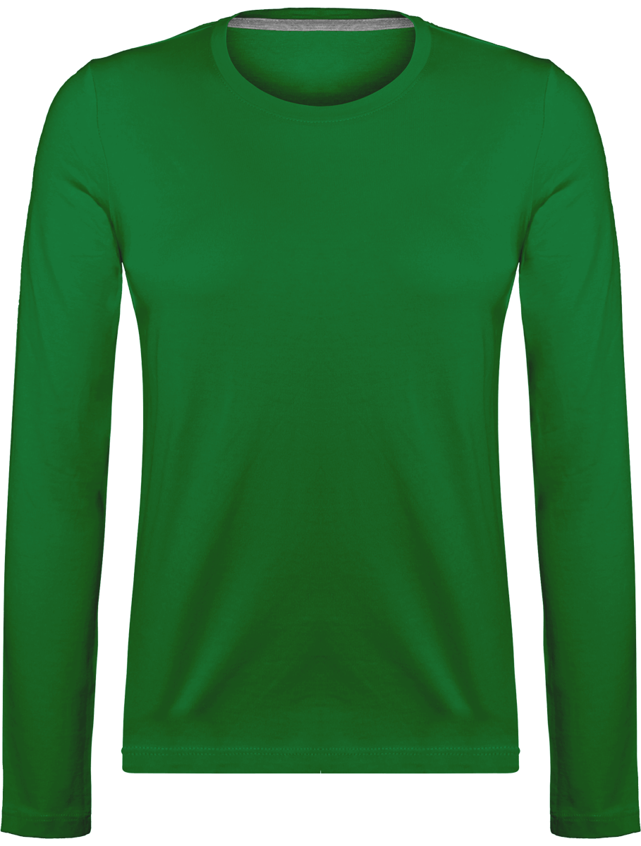 Tee-Shirt Manches Longues Femme 180Gr Kelly Green