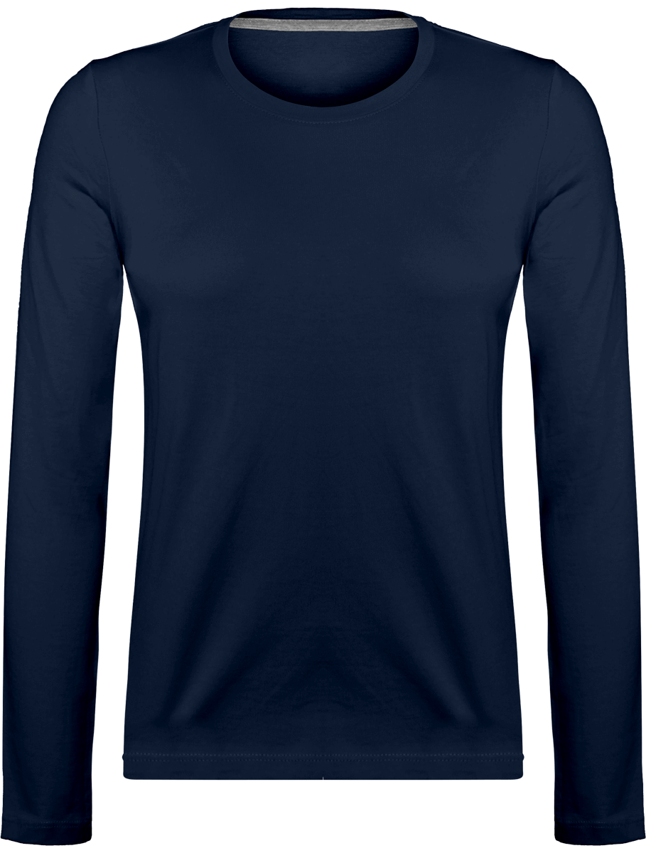 Tee-Shirt Manches Longues Femme 180Gr Navy