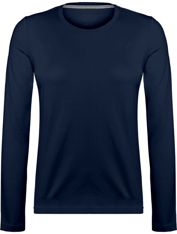 Women's Long Sleeve T-Shirt 180Gr Navy