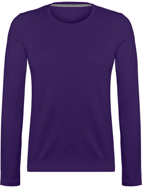 Women's Long Sleeve T-Shirt 180Gr Purple