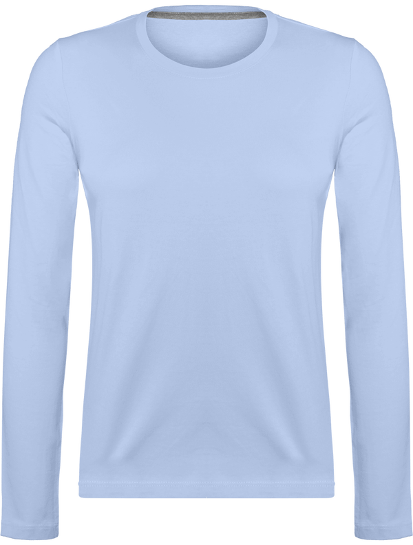 Tee-Shirt Manches Longues Femme 180Gr Sky Blue