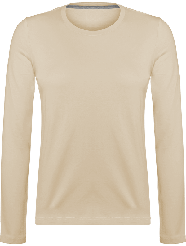 Tee-Shirt Manches Longues Femme 180Gr Light Sand