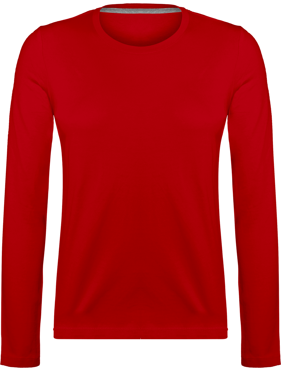 Tee-Shirt Manches Longues Femme 180Gr Red