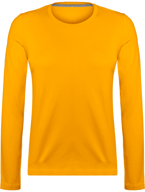 Women's Long Sleeve T-Shirt 180Gr Yellow