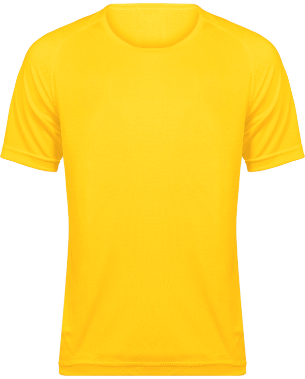T-Shirt Sport Homme Personnalisable  True Yellow