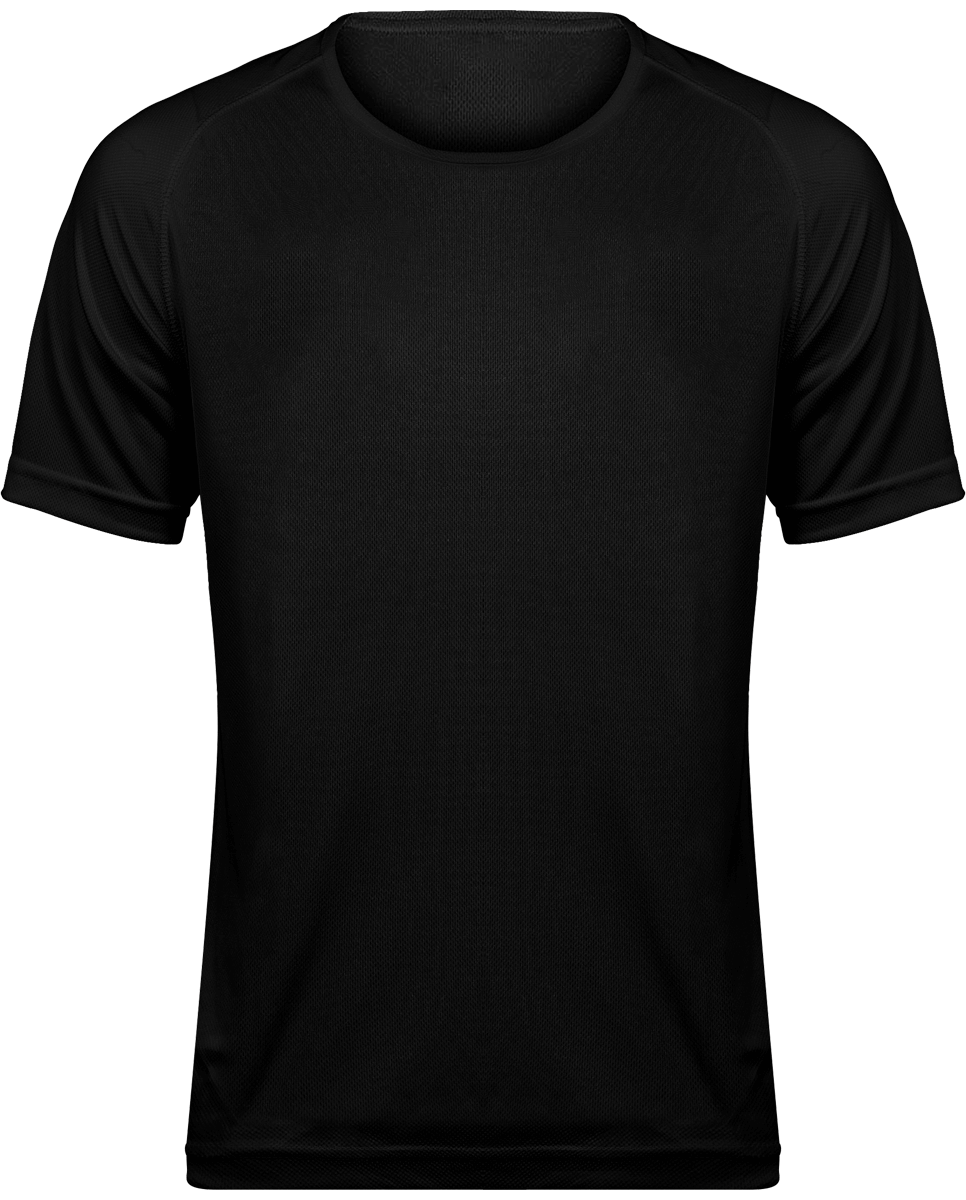 T-Shirt Sport Homme Personnalisable  Black