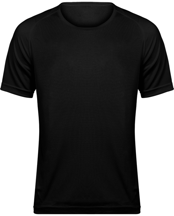 T-Shirt Sport Homme Personnalisable  Black