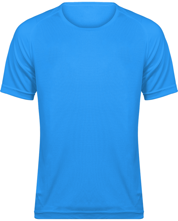 T-Shirt Sport Homme Personnalisable  Aqua Blue
