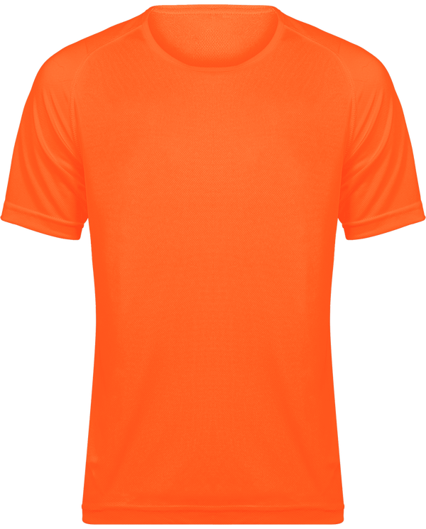 T-Shirt Sport Homme Personnalisable  Fluorescent Orange