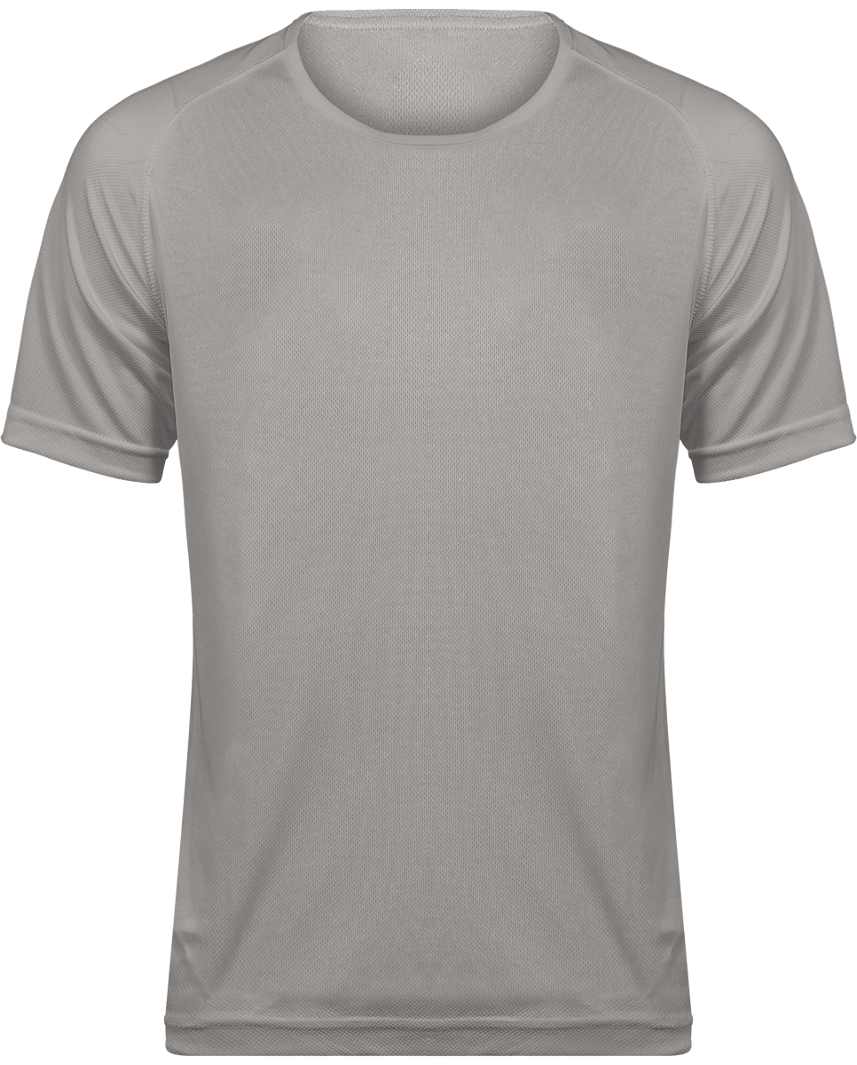 Customizable Men's Sport T-Shirt Fine Grey
