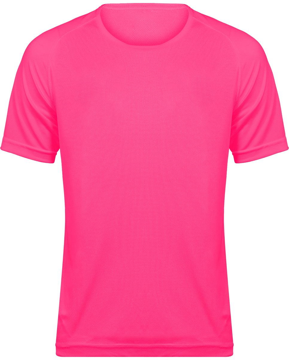 Customizable Men's Sport T-Shirt Fuchsia