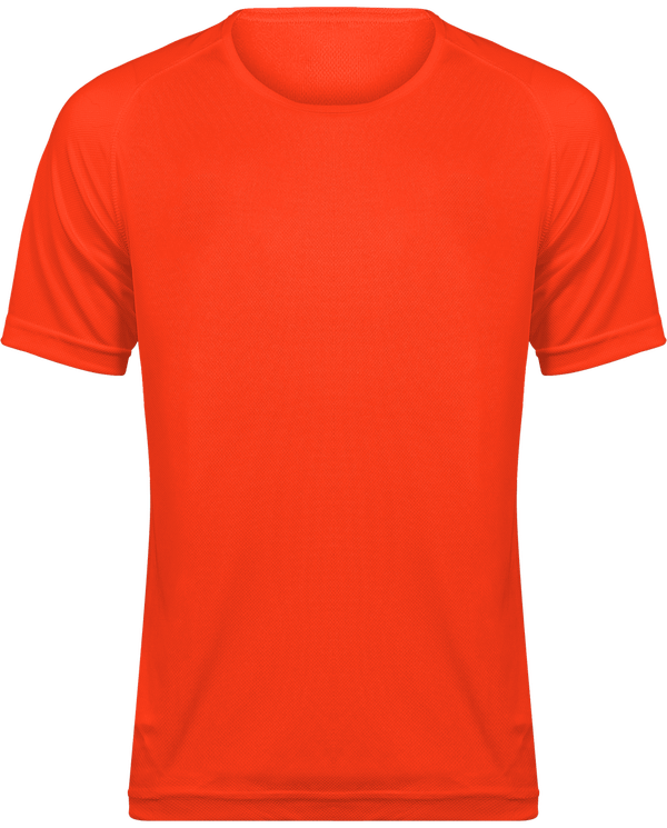 T-Shirt Sport Homme Personnalisable  Orange
