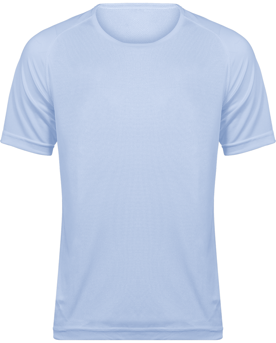 Customizable Men's Sport T-Shirt Sky Blue