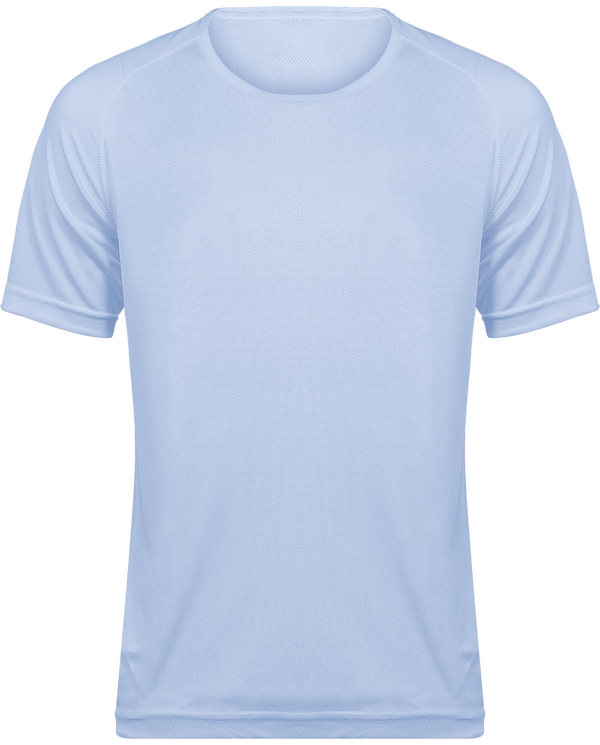 Customizable Men's Sport T-Shirt Sky Blue