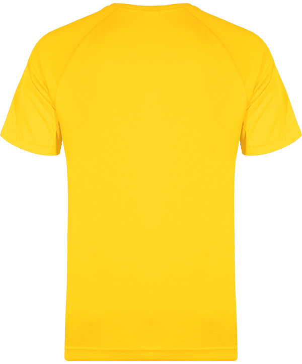T shirt sport homme dos True Yellow