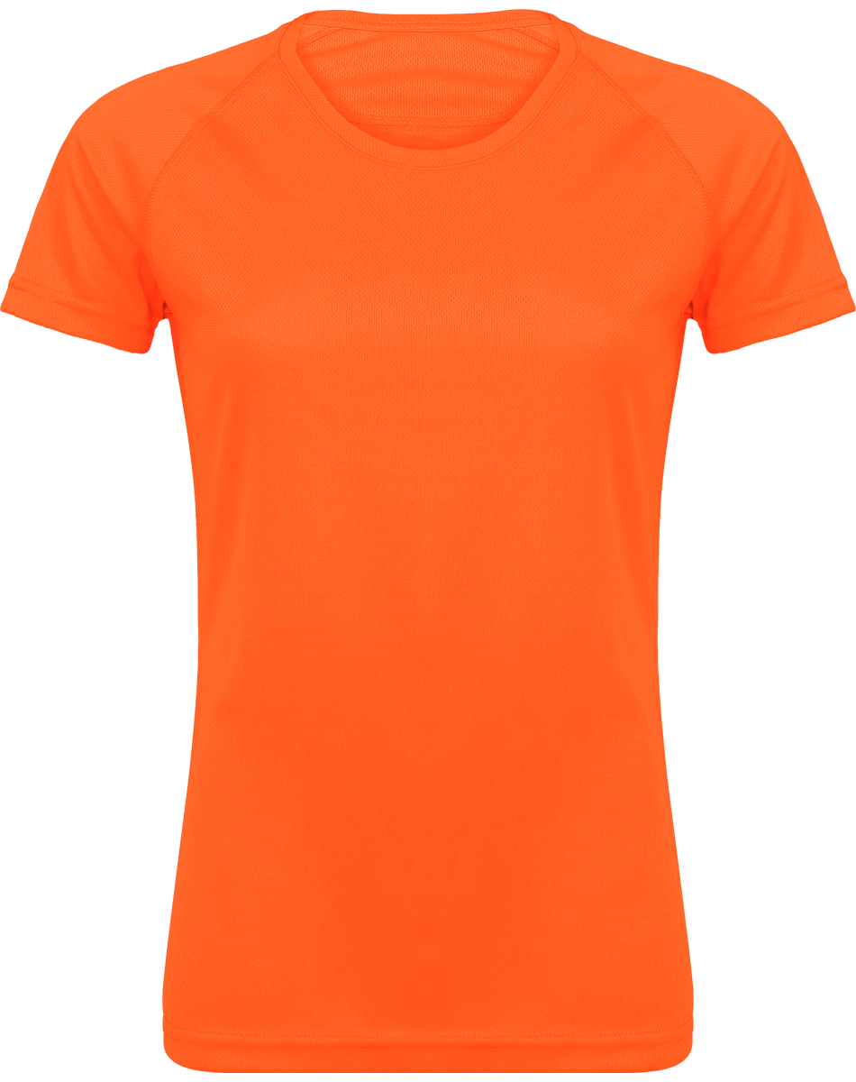 Découvrez Nos T-Shirts De Sport Pour Femme Fluorescent Orange