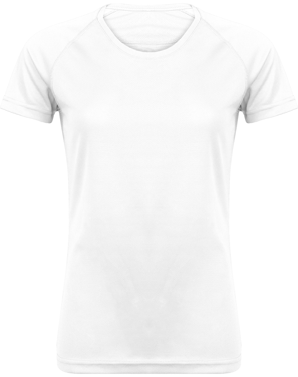 Sports Short Sleeves Shirts For Women White