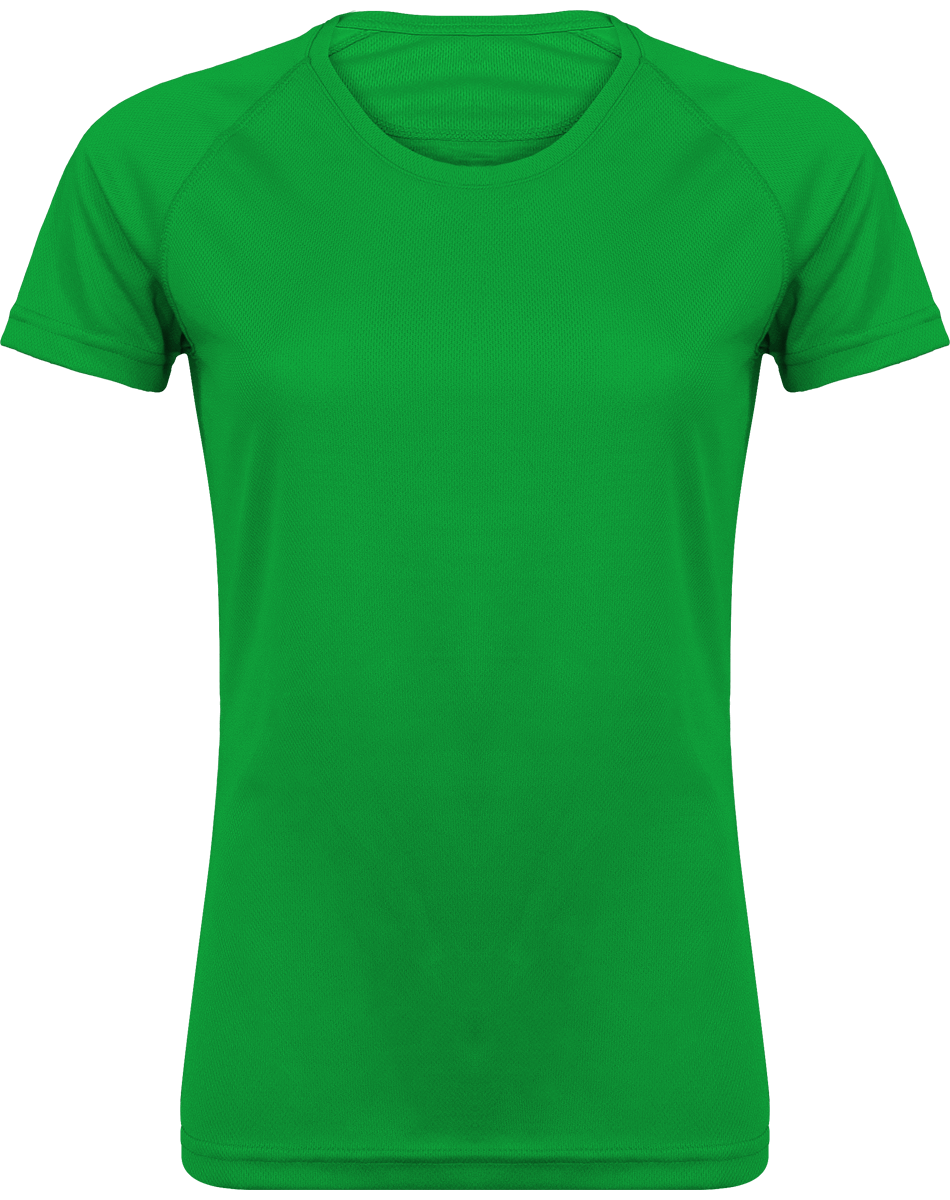 Sports Short Sleeves Shirts For Women Kelly Green