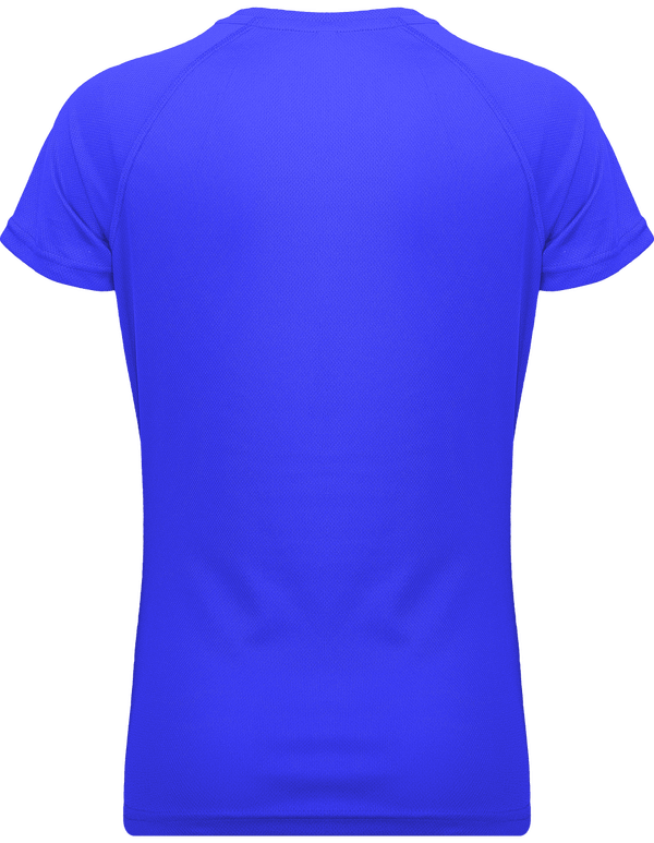 T shirt sport femme dos Sporty Royal Blue