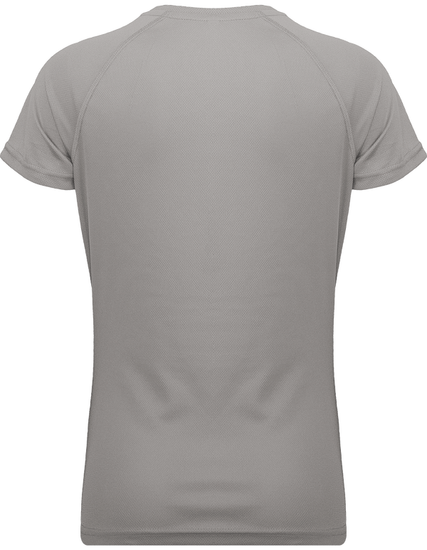 T shirt sport femme dos Fine Grey