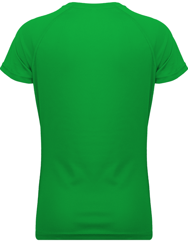 T shirt sport femme dos Kelly Green