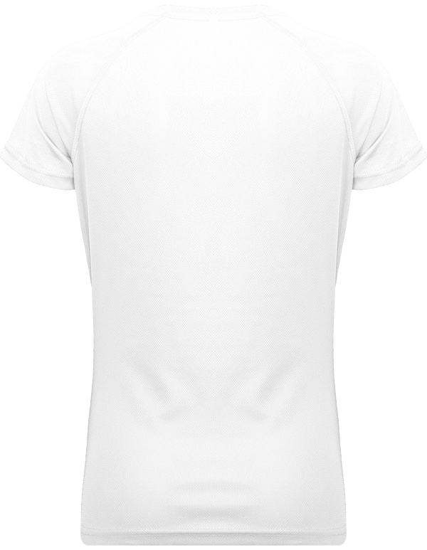T shirt sport femme dos White