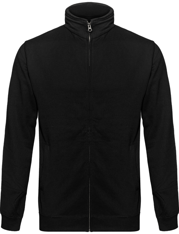 Veste Style Sweat-Shirt Homme | Broderie Et Impression  Jet Black