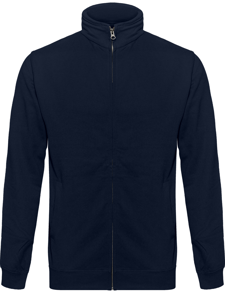 Veste Style Sweat-Shirt Homme | Broderie Et Impression  New French Navy