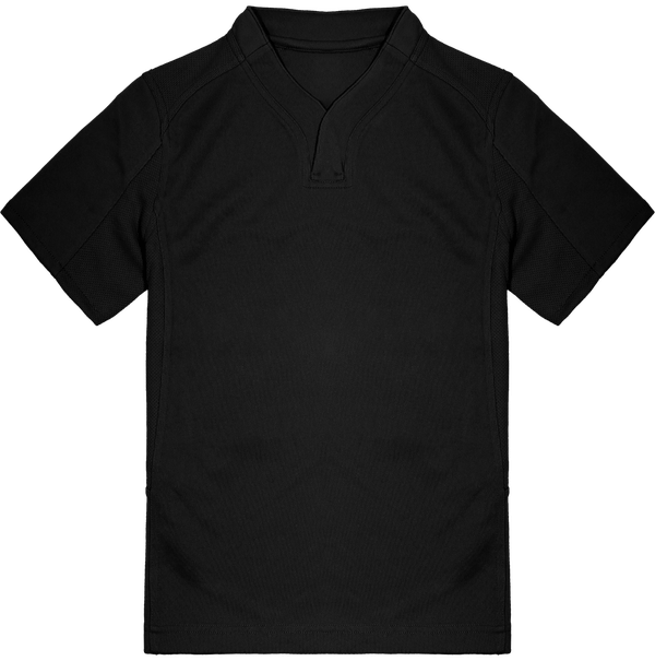 Maillot De Rugby Enfant Bi-Matière | Flex Et Broderie Black