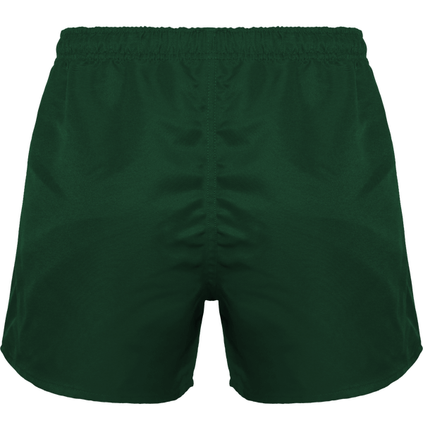 Short de rugby unisexe dos Dark Green
