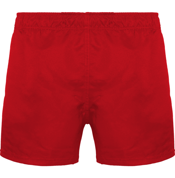 Short de rugby elite unisexe dos Sporty Red