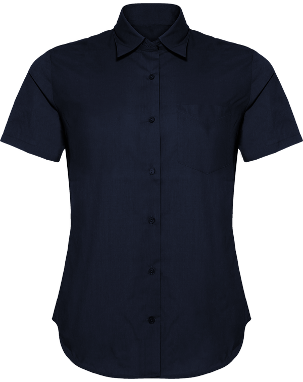 Women's Short Sleeve Shirt Navy