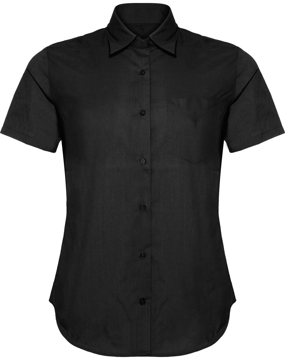 Women's Short Sleeve Shirt Black