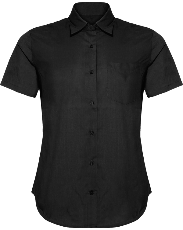 Chemise Manches Courtes Femme  Black