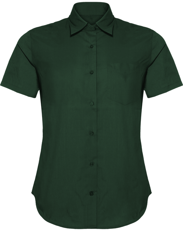 Women's Short Sleeve Shirt Forest Green