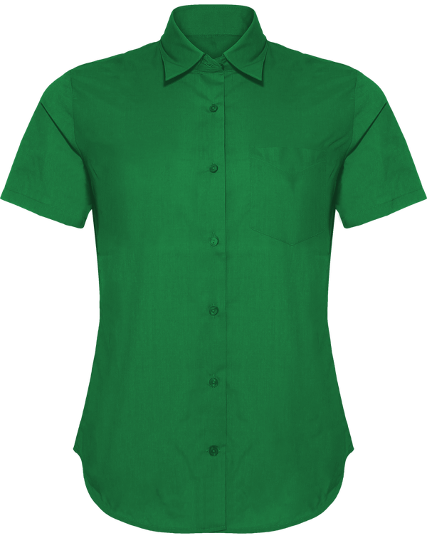 Women's Short Sleeve Shirt Kelly Green