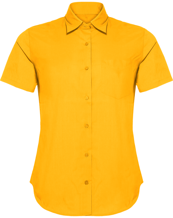 Chemise Manches Courtes Femme  Yellow