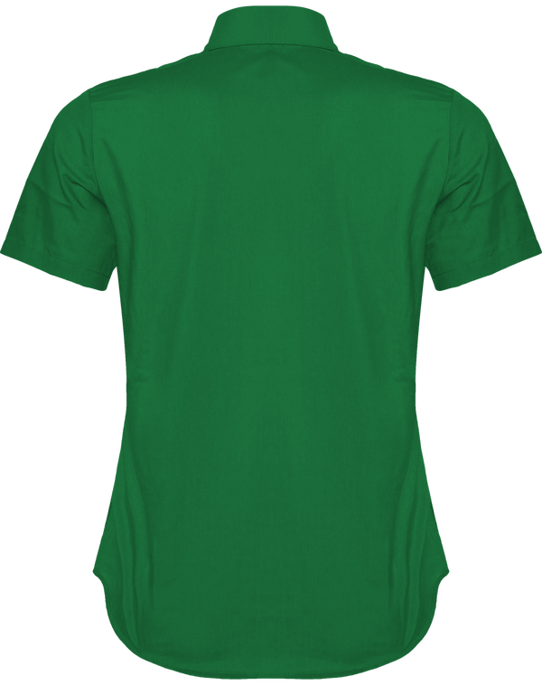 Chemise manches courtes femme dos Kelly Green