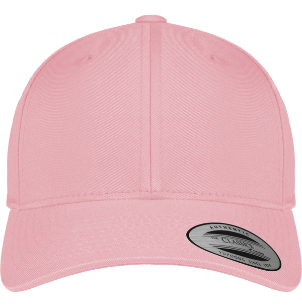 Casquette snapback classique visiere incurvee face Pink