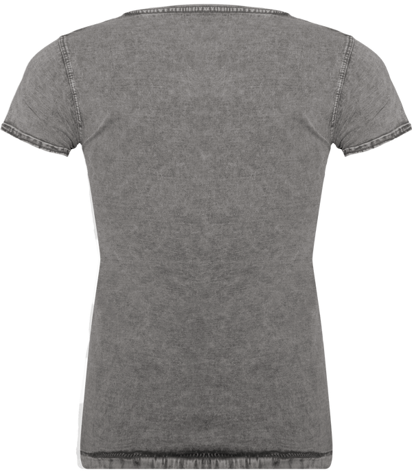 Tee shirt femme delave dos Grey Clash