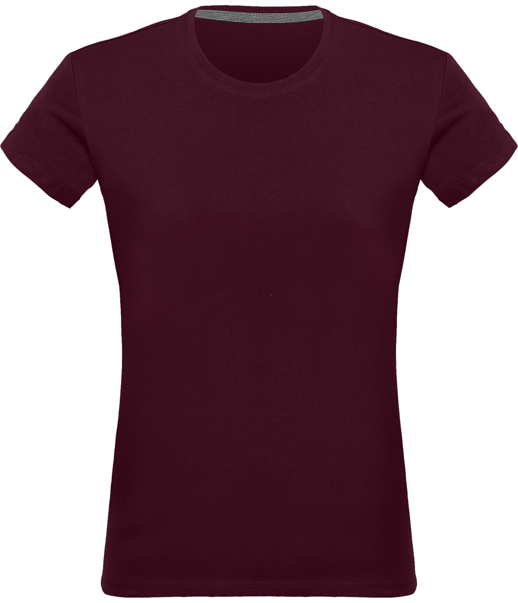 T-Shirt Basique Femme | 100% Coton Jersey Wine