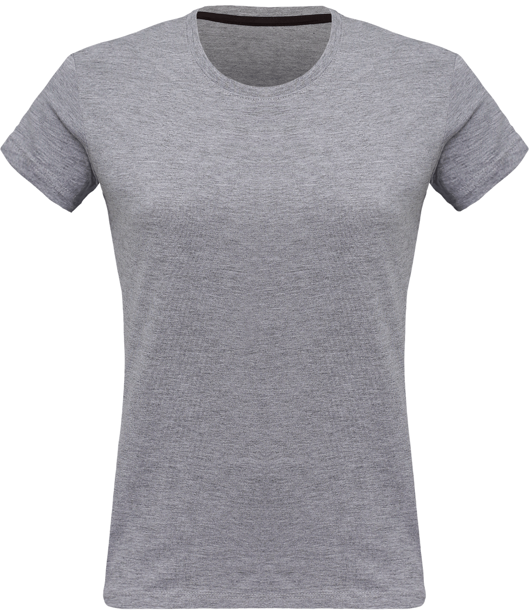 T-Shirt Basique Femme | 100% Coton Jersey Oxford Grey