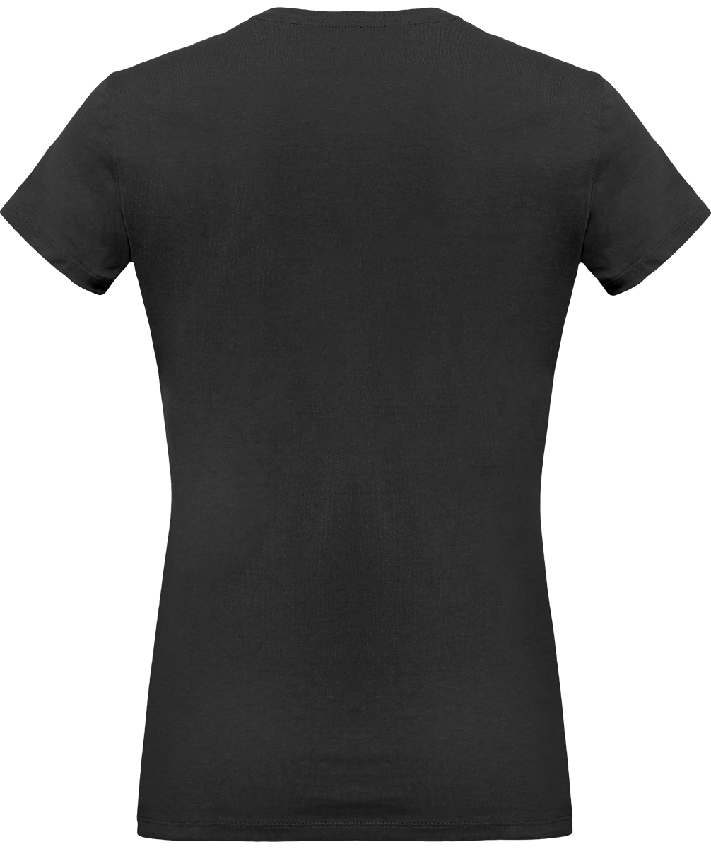 T shirt col rond manches courtes femme 140 gr dos Dark Grey