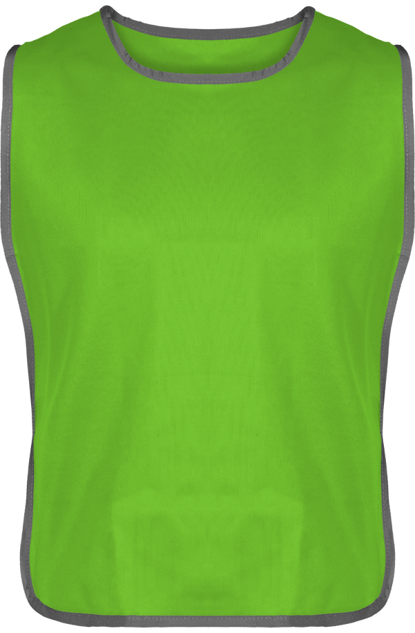 Chasuble Liseré Réfléchissant | Impression Française Lime