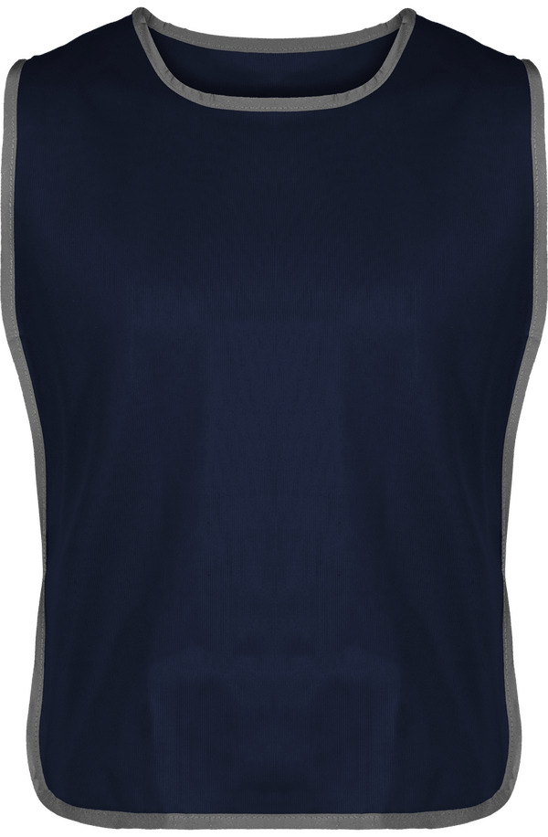 Reflektierende Schürze Mit Paspel | Französische Druckgrafik Navy