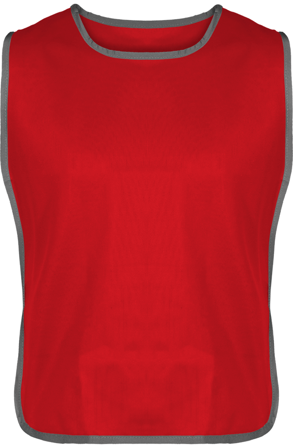 Chasuble Liseré Réfléchissant | Impression Française Red